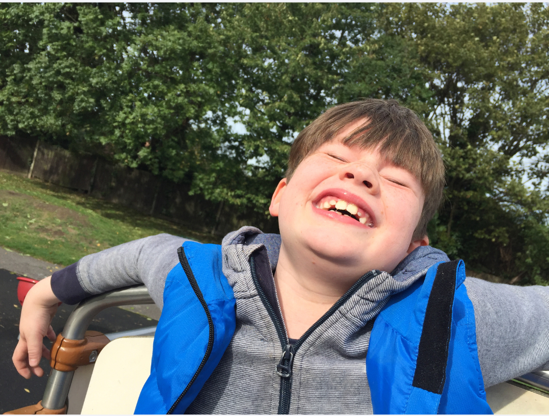 Pessoa autista viajando